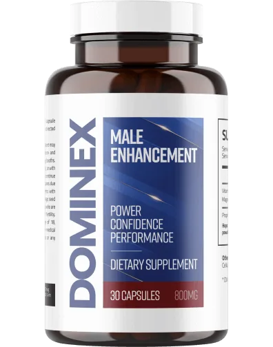 Dominex male enhancement capsules bottle